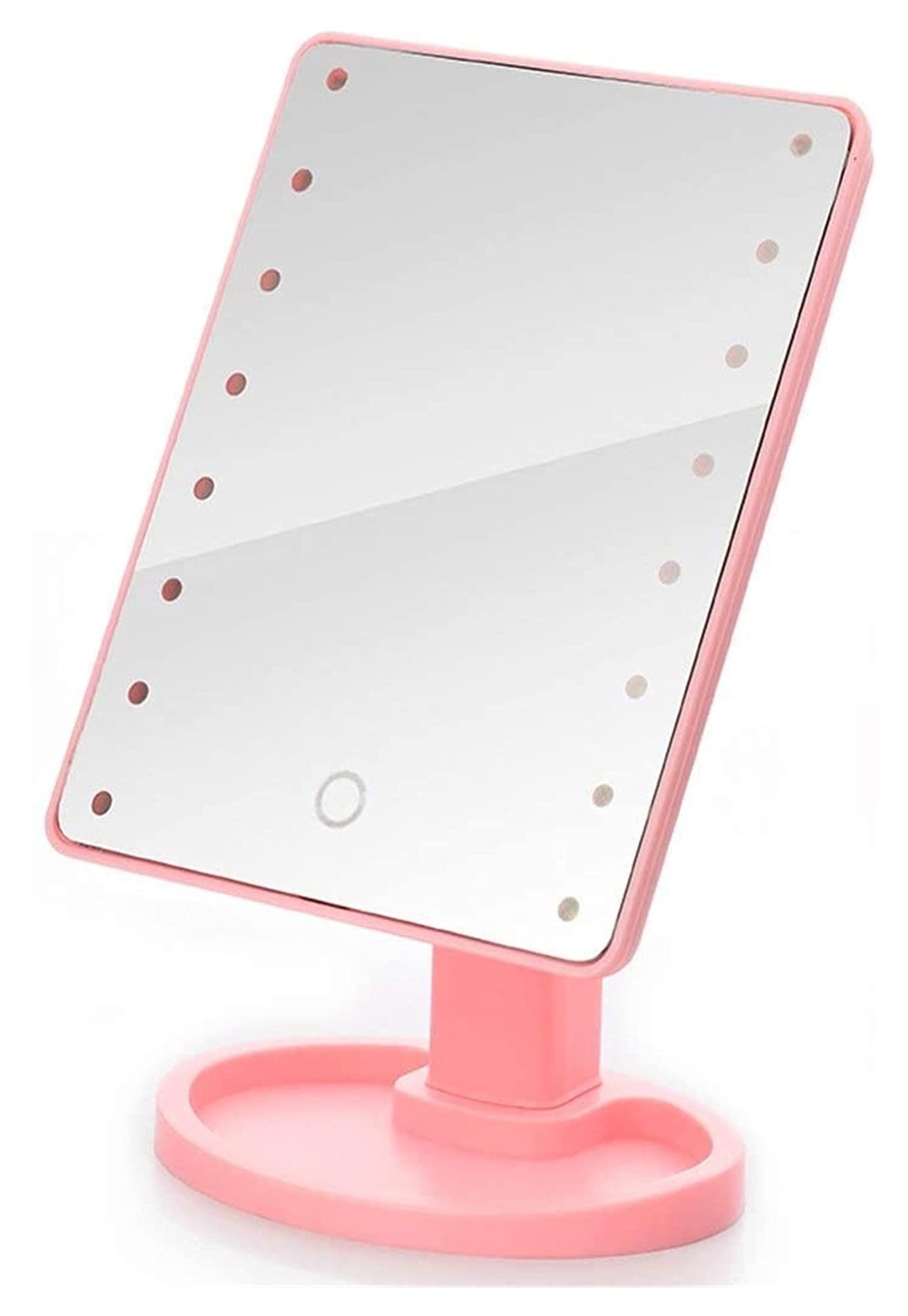Z Create Design HD LED Makeup Mirror with Light - Large Wall-Mounted Bathroom Vanity Mirror for Dressing Table, Desk & Dorm Room | Perfect for Home, Salon & Student Dormitory