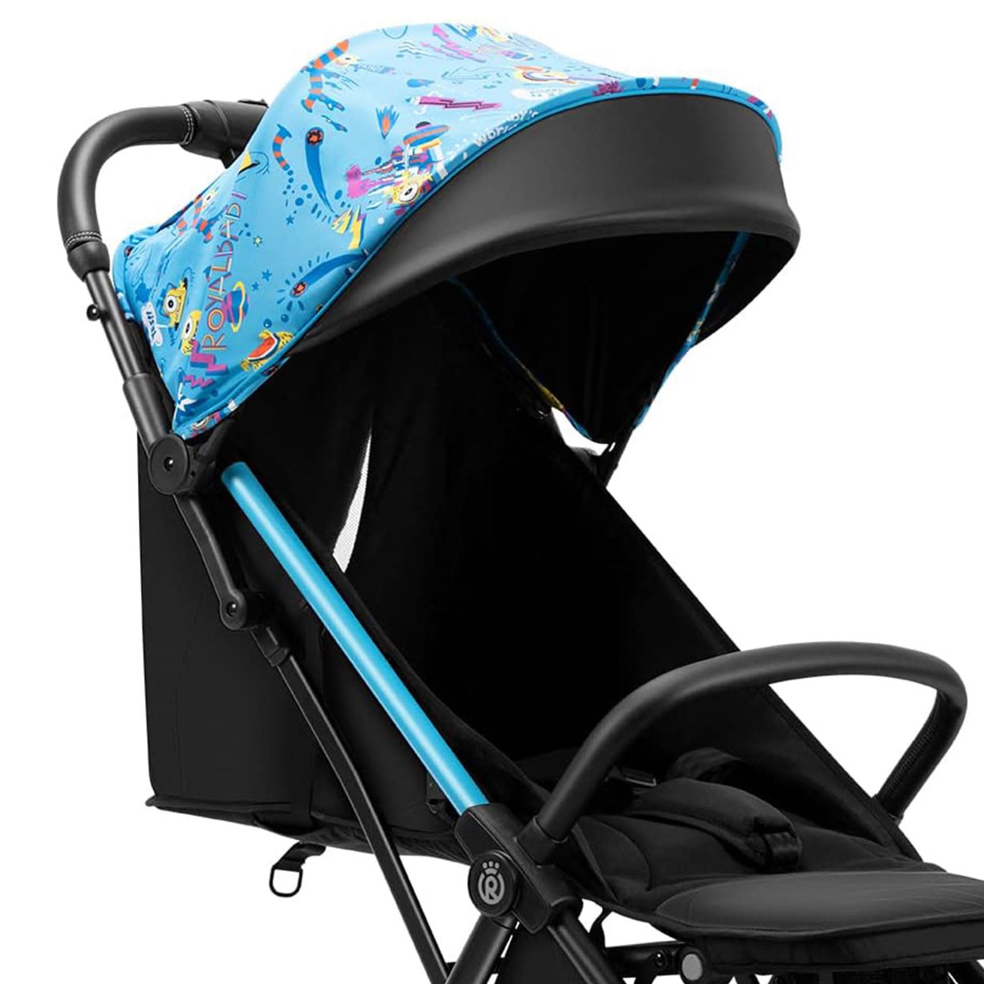 RoyalBaby Lightweight Compact Fold Baby Stroller - Airplane Friendly Travel Stroller for Toddlers & Infants with Oversized Canopy & Sun Visor - Perfect for Travel, Shopping, and Daily Walks
