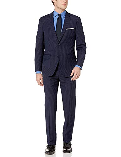 Navy Pinstripe