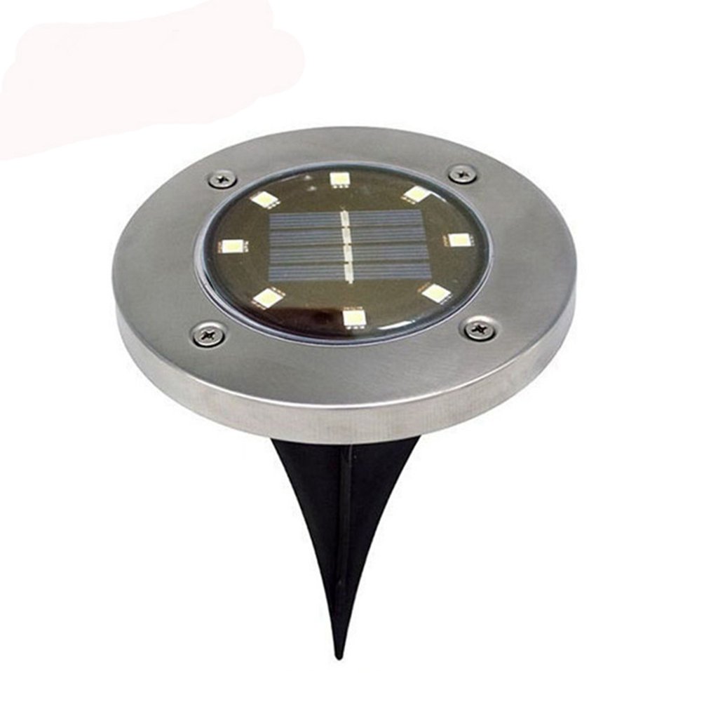 Waterproof Solar LED Lawn Lights Outdoor - 10 Pack Warm White Solar Powered Garden Lights for Pathway, Yard, and Landscape Decoration - Weatherproof Ground Lamp for Driveway, Patio, and Backyard Lighting