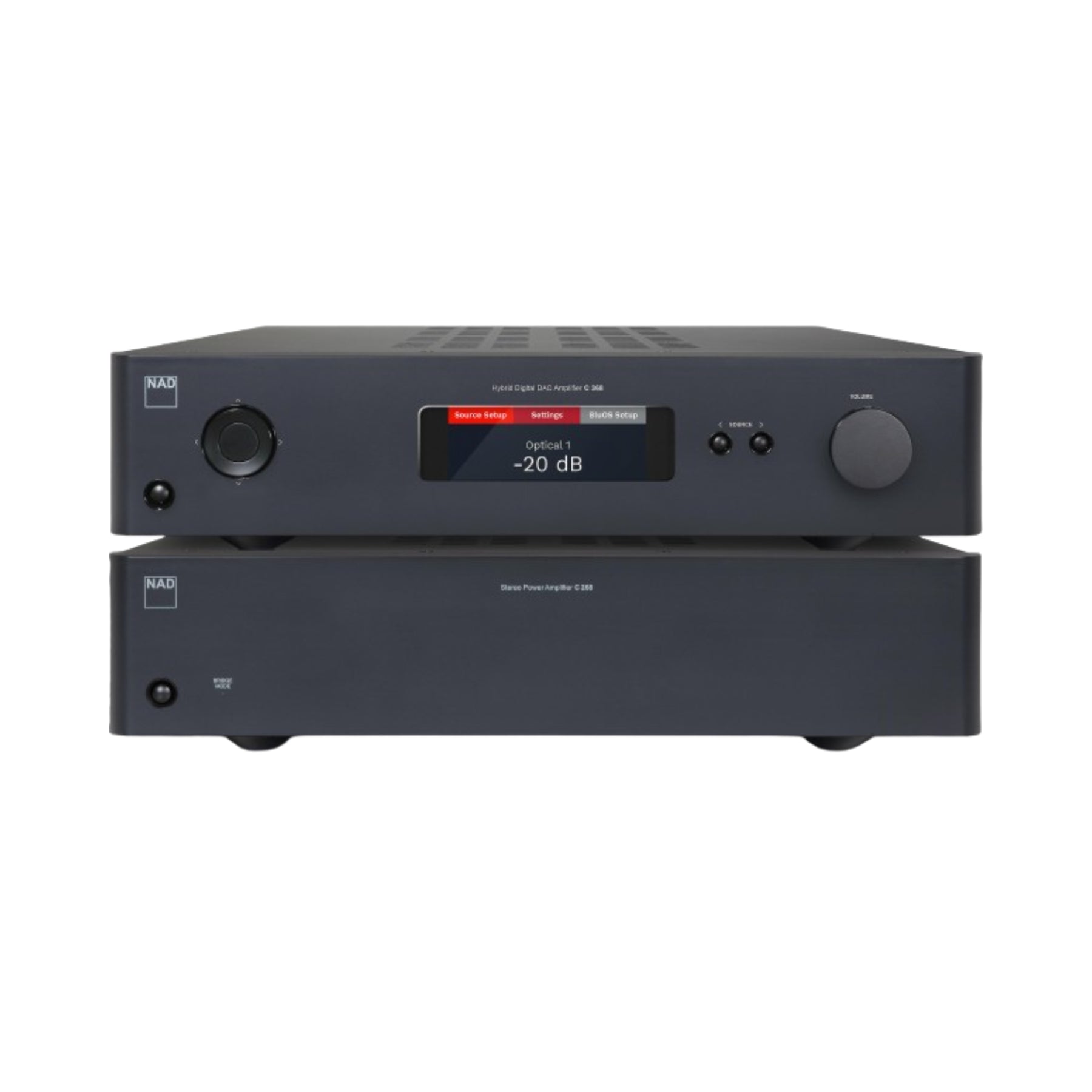 NAD C 268 Stereo Power Amplifier - High Fidelity Audio for Home Theater & Music Systems | Perfect for Audiophiles & Professional Studios