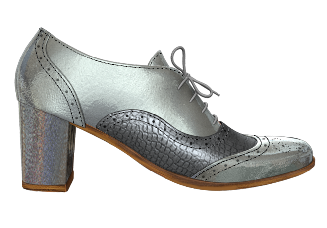 Holborn Oxford Heels for Women - Classic Comfortable Low Heel Dress Shoes for Office, Business & Formal Occasions