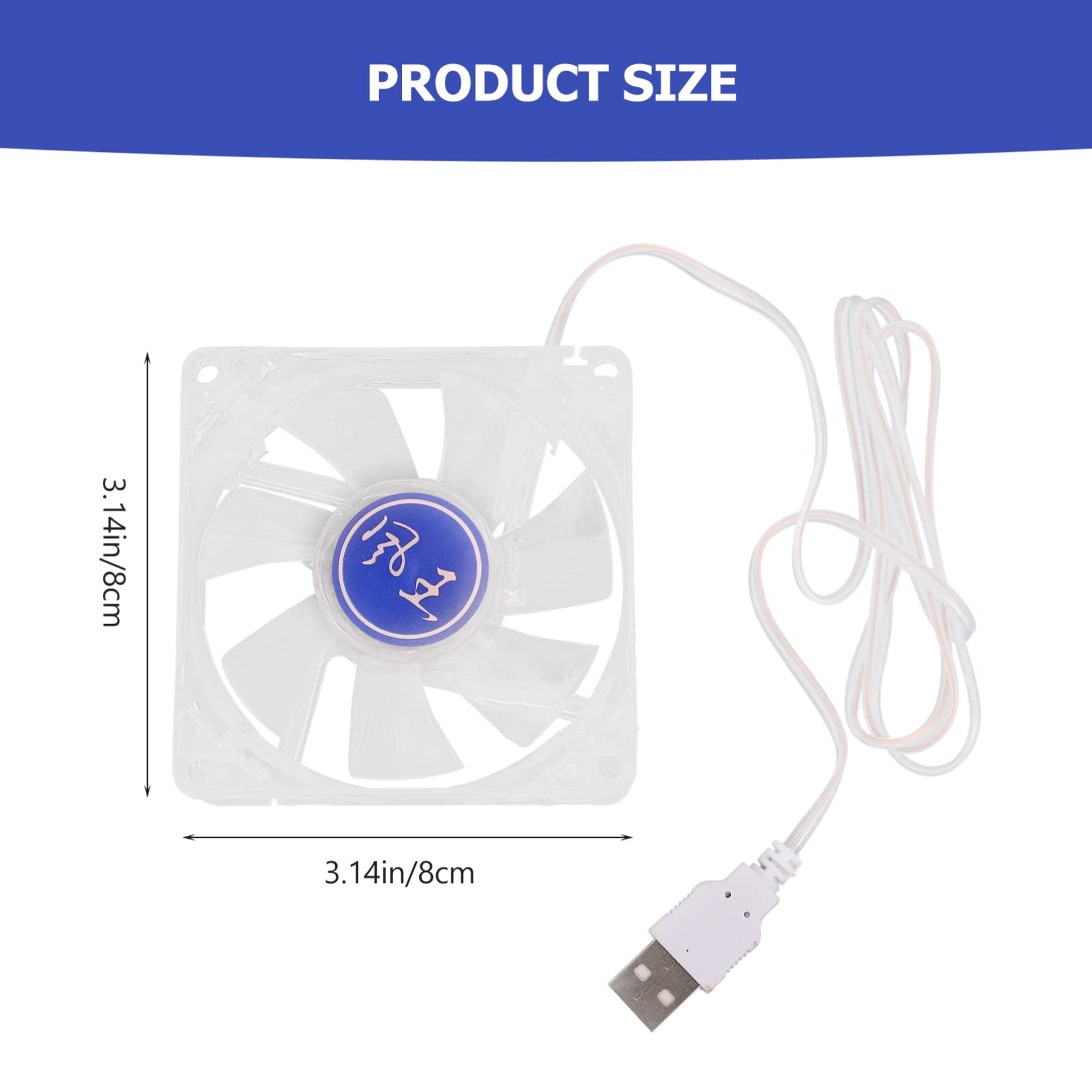 IPetboom USB-Powered Mini Cooling Fan for Hamster Cages - Portable Pet Cooling Fan with Adjustable Speed, Quiet Operation for Small Animals - Perfect for Hamster Habitats, Rabbit Hutches & Small Pet Cages