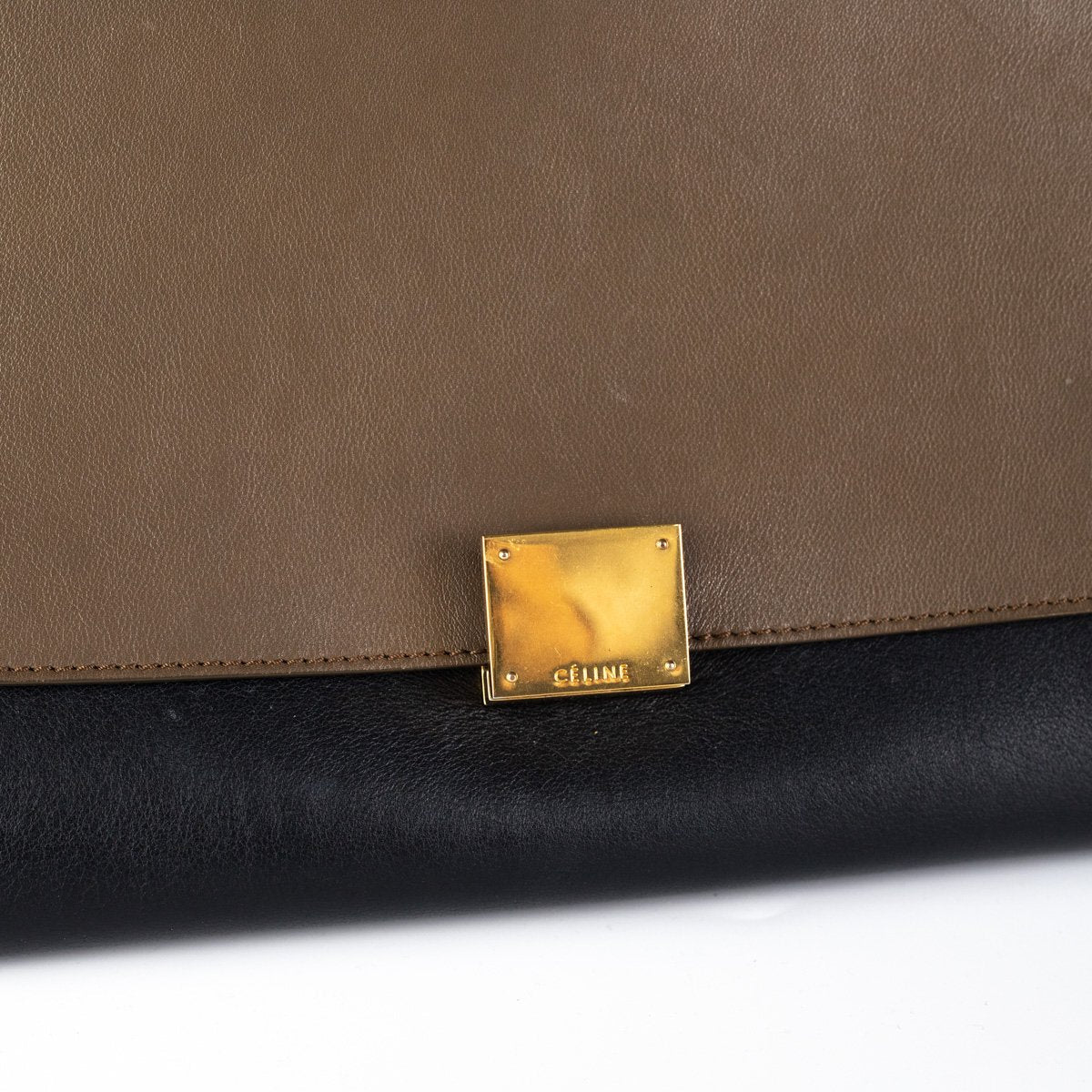 Celine Trapeze Medium Tricolour Leather Handbag - Luxury Designer Crossbody Bag for Women | Perfect for Work, Travel & Everyday Use