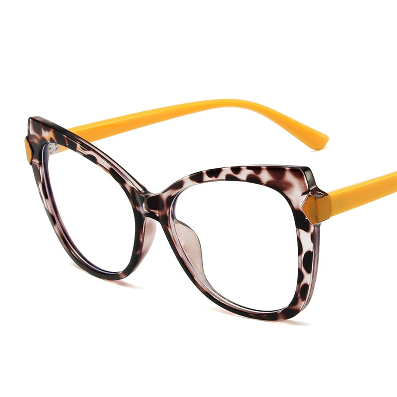 CCspace Women's Full Rim Cat Eye Eyeglasses Frame 53348 - Stylish Retro Glasses for Women, Lightweight & Durable, Perfect for Office, Reading, and Fashion Accessories