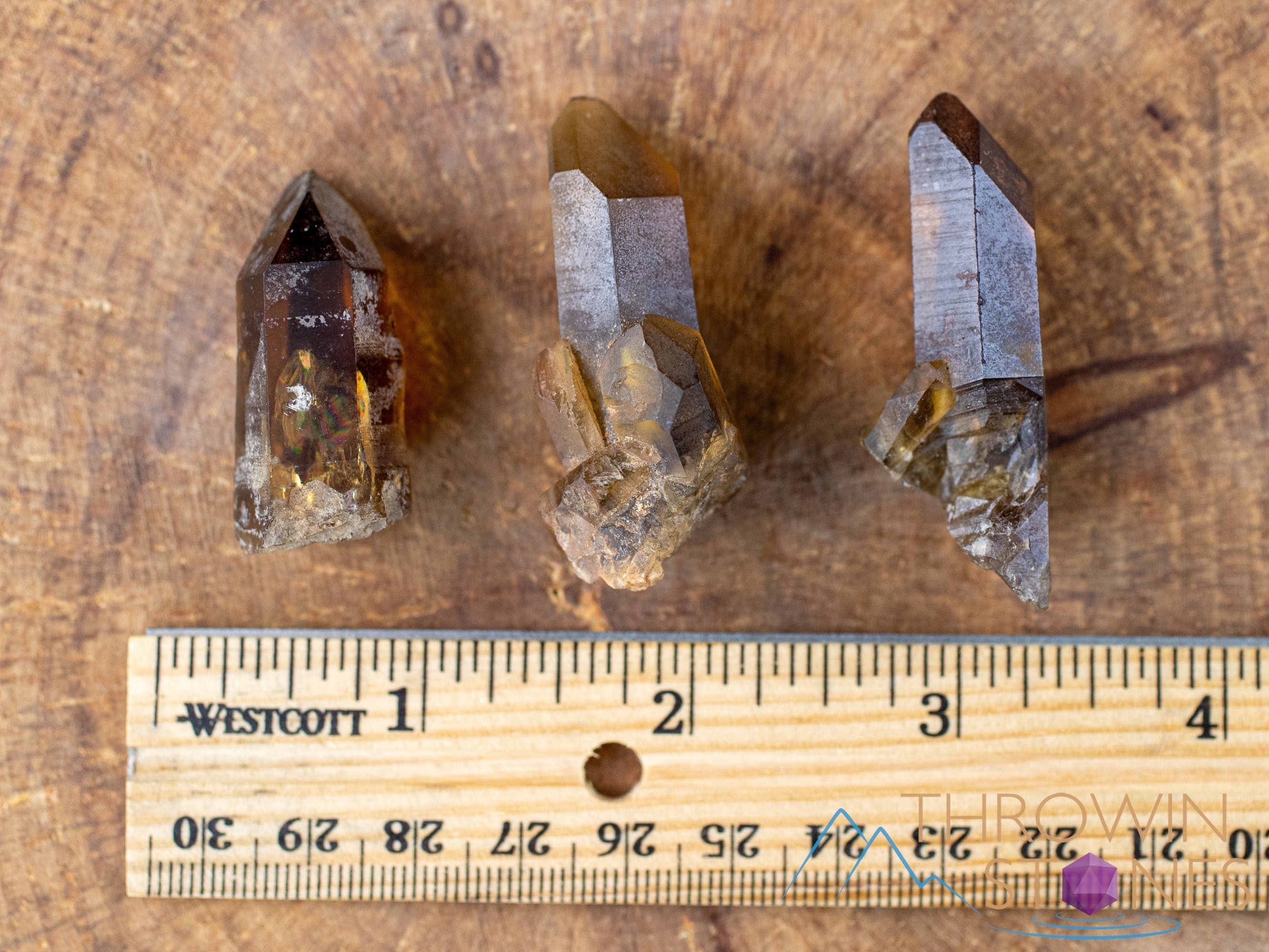 Natural Citrine Raw Crystal Points - November Birthstone, Healing Stones for Home Decor & Spiritual Energy, Bulk Raw Crystals for Jewelry Making, Meditation & Feng Shui (41173)
