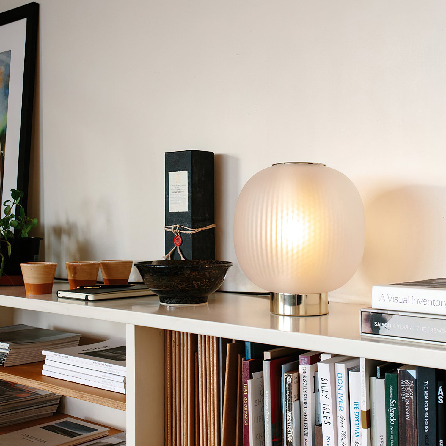 Bloom Glass Table Lamp - Modern & Elegant Home Decor for Bedroom, Living Room, Office | Soft Ambient Lighting for Reading & Relaxation