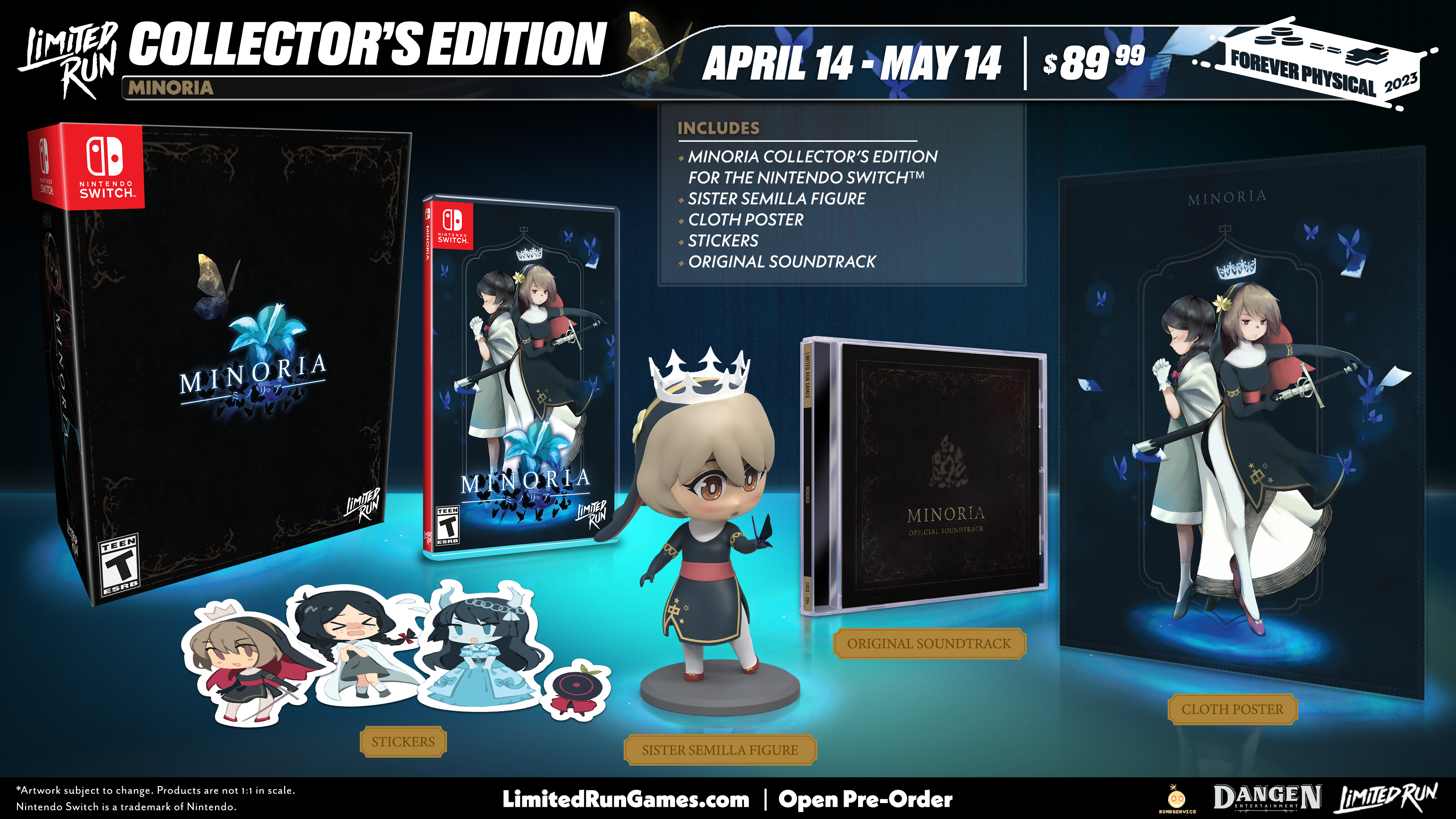 Minoria Collector's Edition - Nintendo Switch Limited Run #187 - Exclusive Game for Horror Action RPG Fans | Perfect for Gaming Collectors & Dark Fantasy Enthusiasts