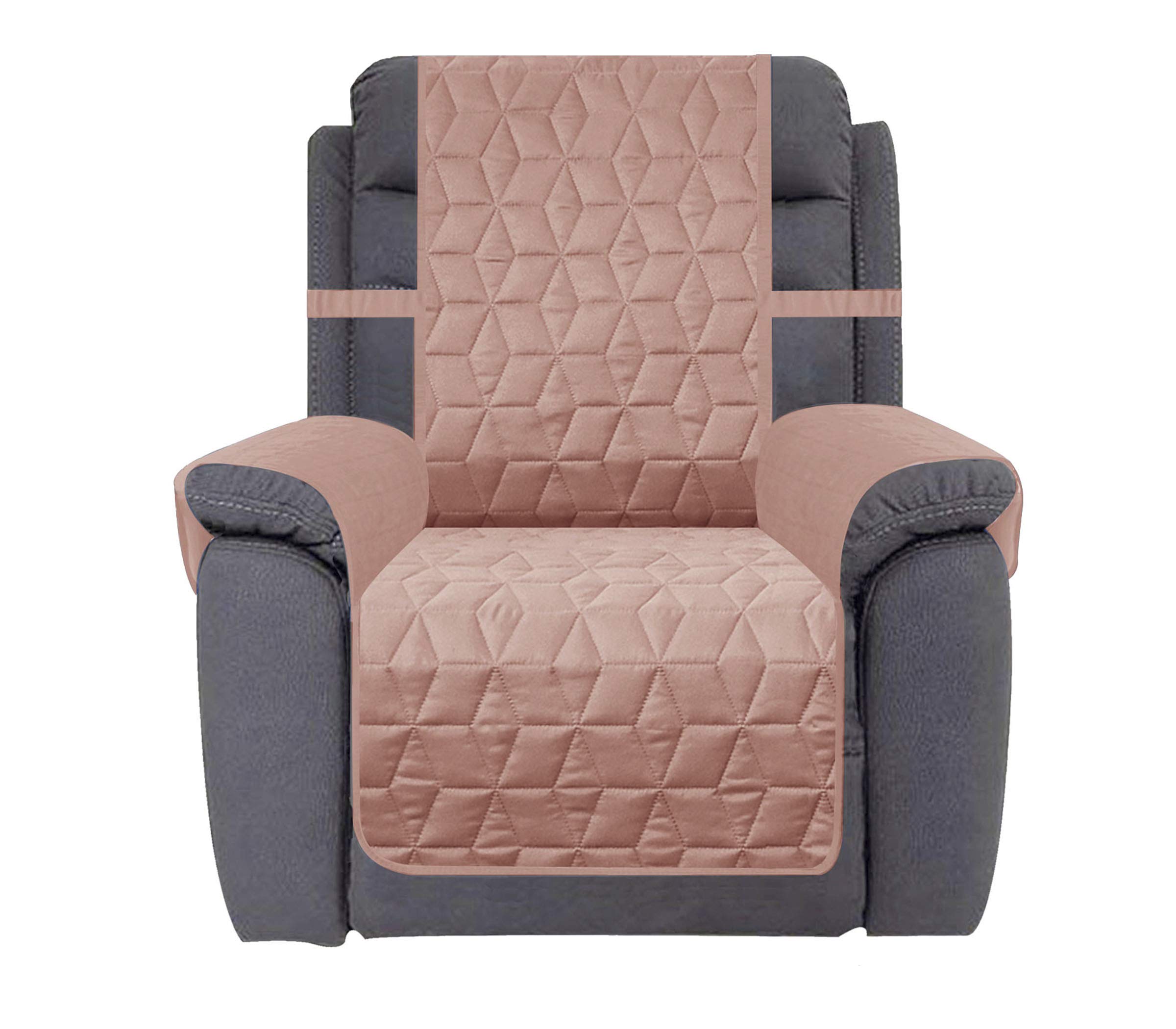 Ameritex Waterproof Nonslip Recliner Cover - Pink 23 Inch Furniture Protector for Couches & Chairs | Pet Proof Sofa Cover for Dogs & Cats | Christmas Holiday Home Decor | Perfect for Family Gatherings, Childproof Living Rooms & Daily Use | Ideal for Home Protection, Spill Prevention & Comfortable Seating | Great for Movie Nights, Relaxing Evenings & Hosting Guests | Perfect for Living Rooms, Home Theaters, Pet-Friendly Spaces & Holiday Decorations