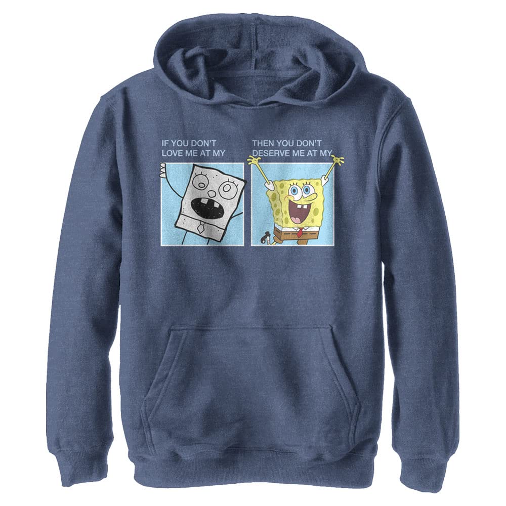 SpongeBob SquarePants DoodleBob Meme Hoodie for Kids | Nickelodeon Cartoon Character Pullover Sweatshirt | Perfect for Halloween Costumes, Birthday Gifts & Casual Wear