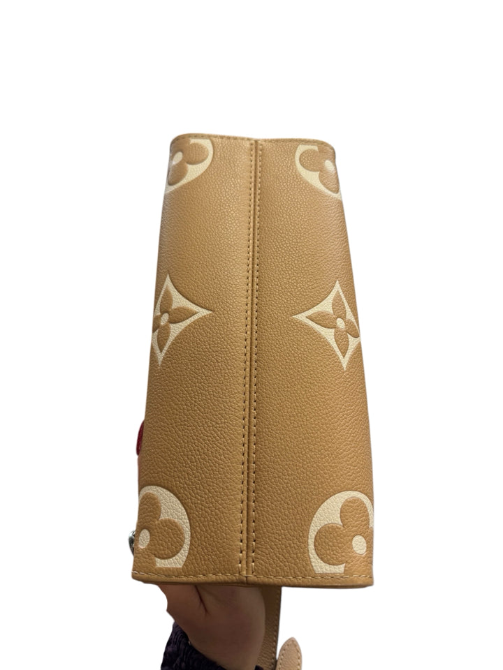 Louis Vuitton Bicolor Empreinte Leather On The Go Tote Bag - Stylish Designer Handbag for Women, Work, Travel & Everyday Use