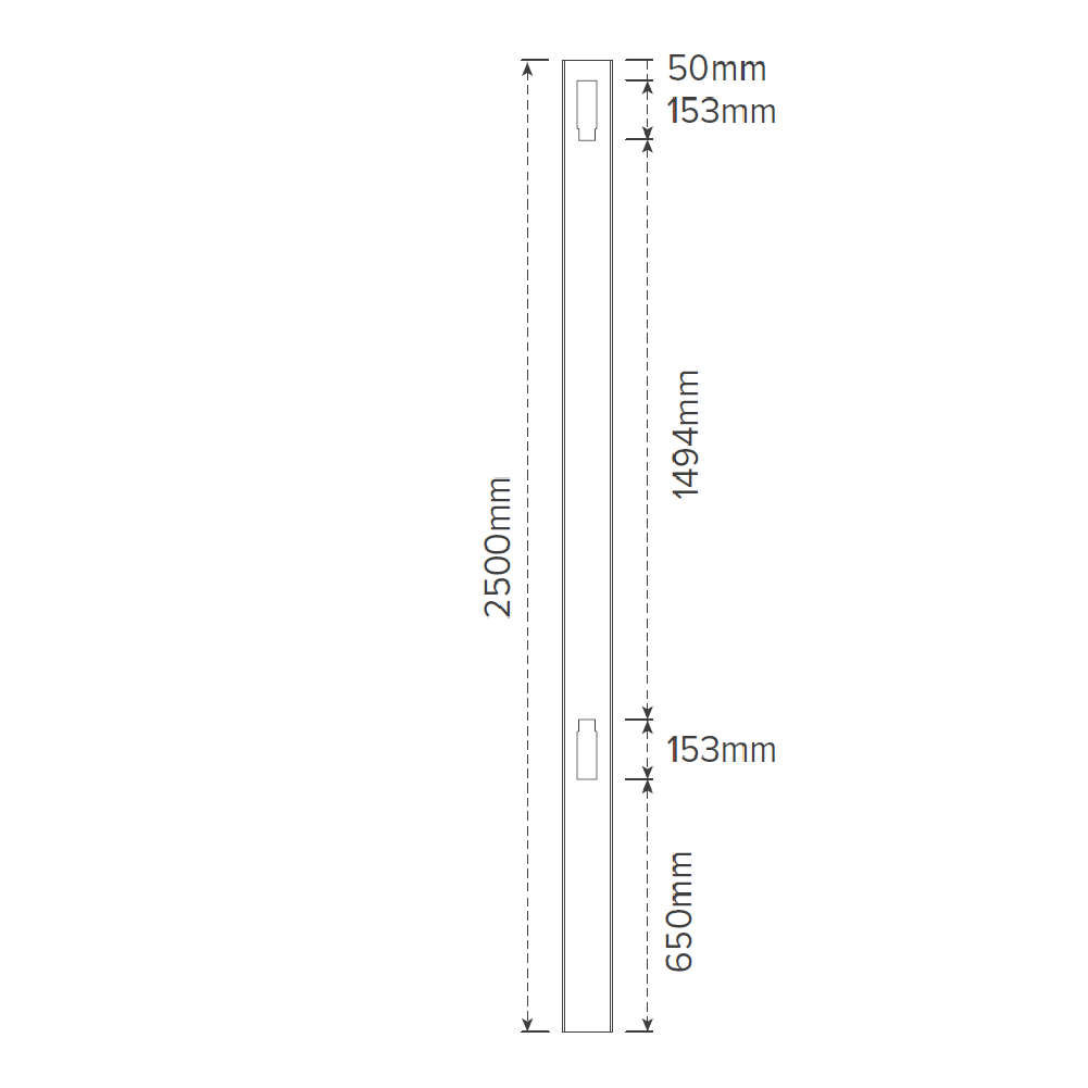 SOUTHAMPTON PVC Gate Post 5x5 Inches x 8.2 Feet (127x127x2500mm) - Heavy Duty Fence Post with 7-Year Warranty - Perfect for Garden Gates, Driveway Entrances & Backyard Fencing