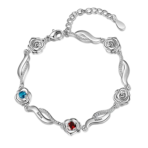 Rose Bracelet-2 Stones