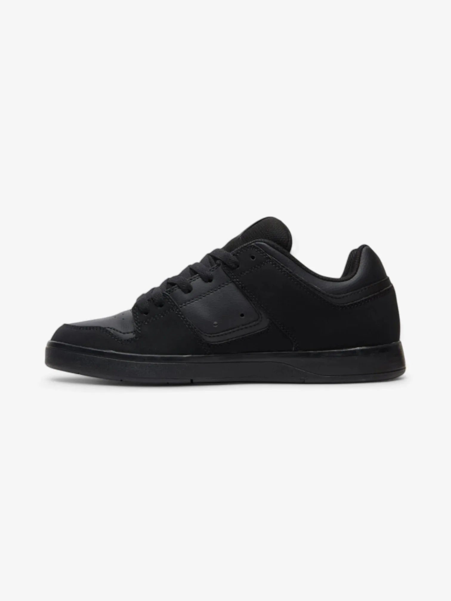 DC Kids Cure Elastic Black Skate Shoes - Lightweight & Durable Sneakers for Boys - Perfect for Skateboarding, School & Casual Wear