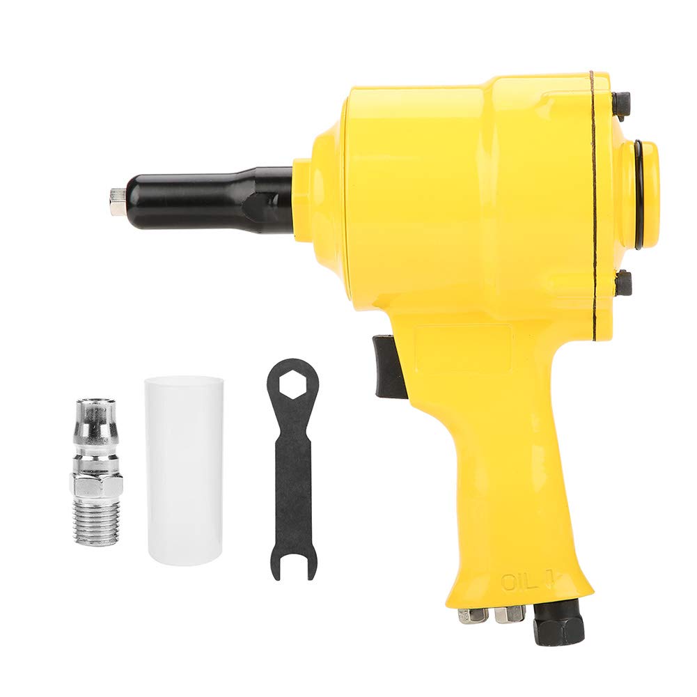 Heavy Duty Air Rivet Gun - Pneumatic Rivet Tool with Ergonomic Grip for Metalworking, Automotive & Industrial Use