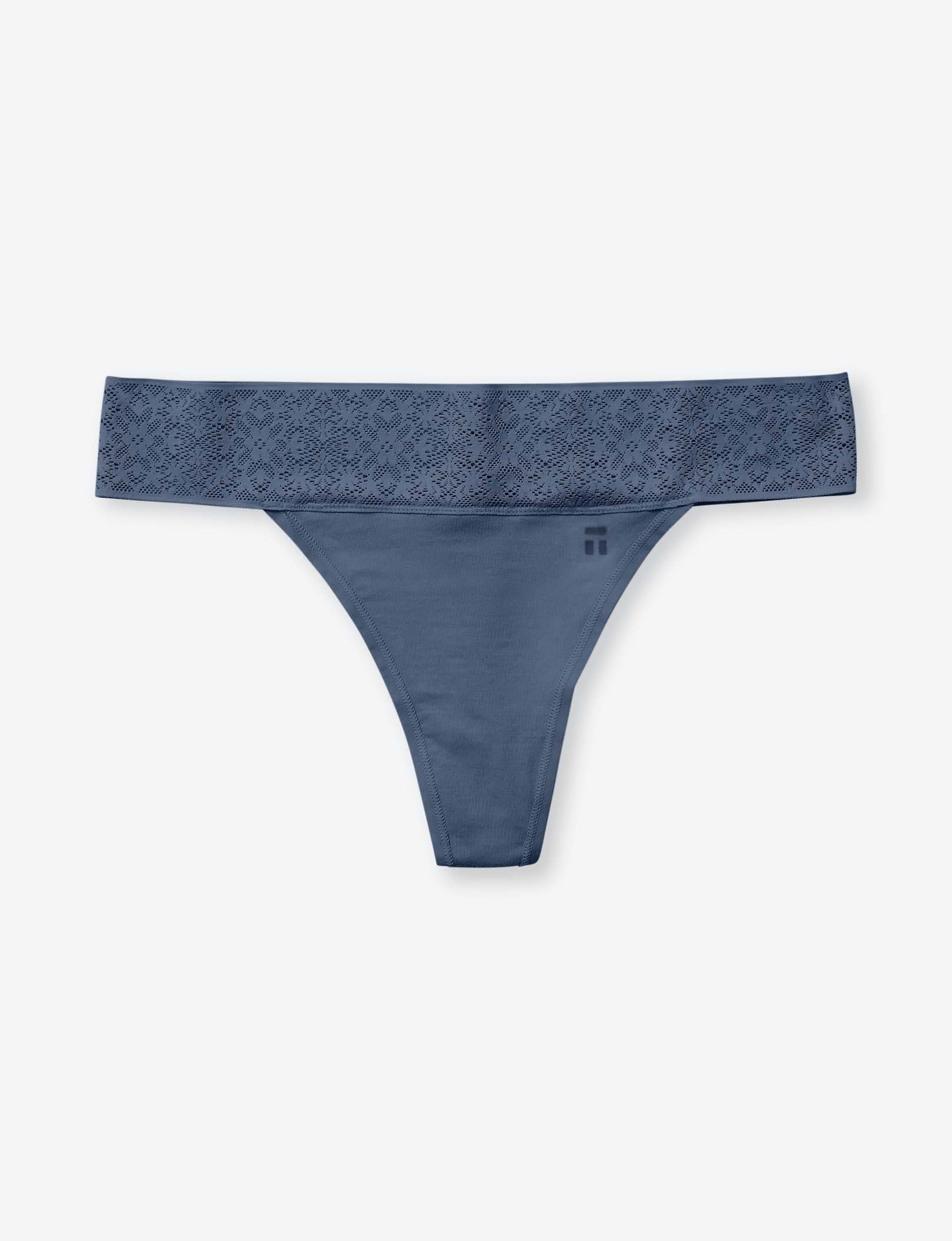 Women's Breathable Cotton Thong Underwear with Lace Waistband - Sexy & Comfortable Panties for Daily Wear, Date Night & Special Occasions