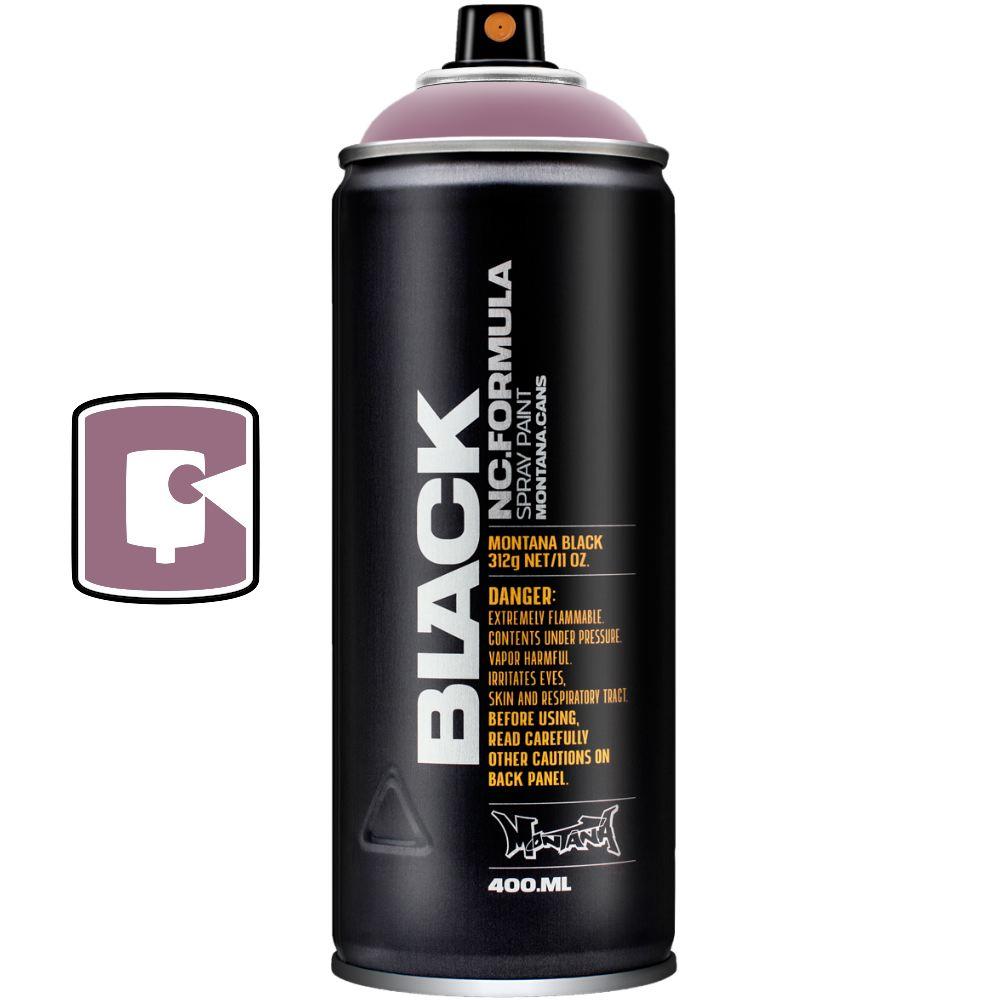 Montana Black 400ML Spray Paint - High Coverage, Fast Drying for Graffiti, DIY Projects & Metal Surfaces - Perfect for Artists, Crafters & Home Improvement