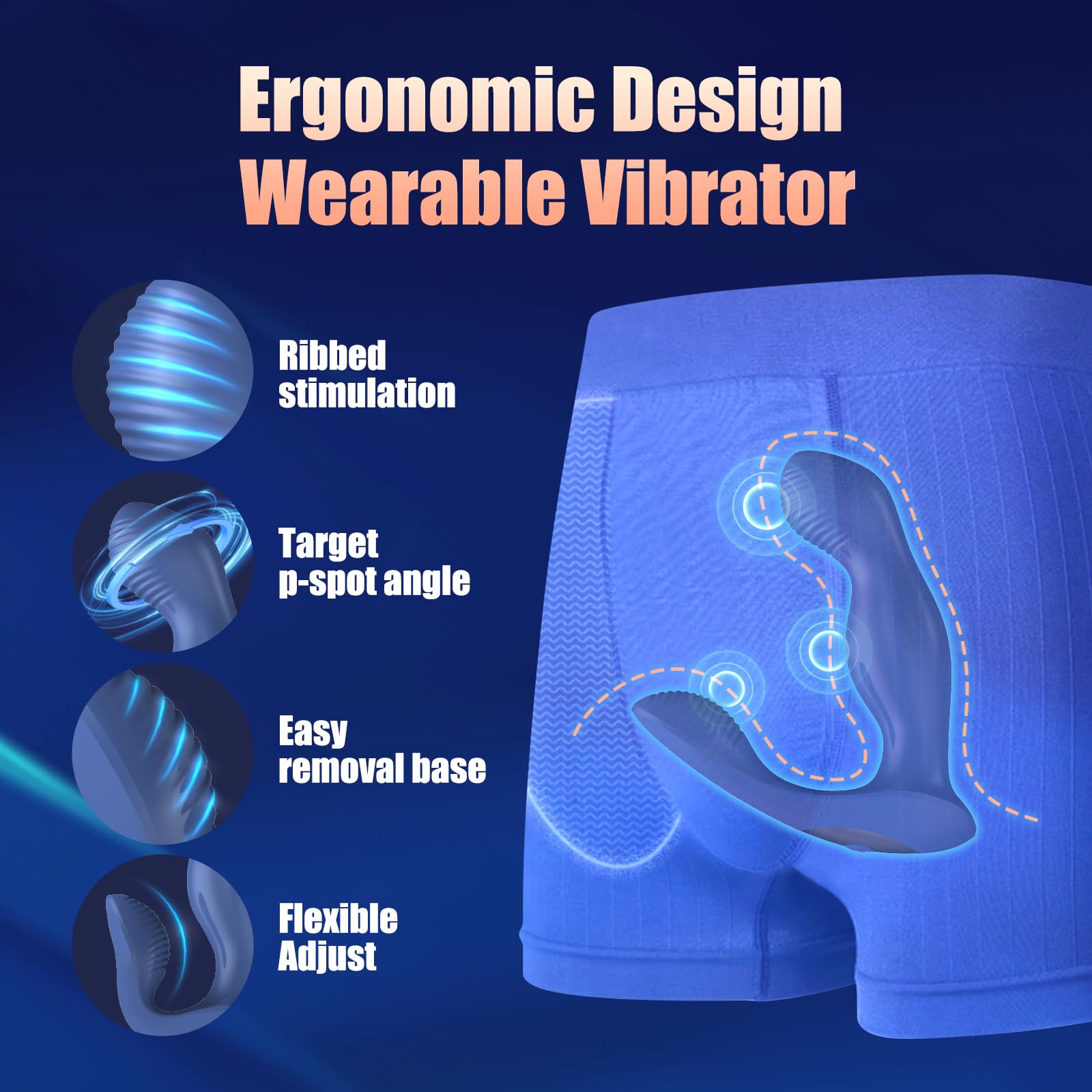 Remote Control Prostate Massager Vibrator - Anal Sex Toy for Men with Rotating & Vibrating Butt Plug, Perineum Stimulation - Perfect for Solo Play & Couples Fun, Adult Toys & Games