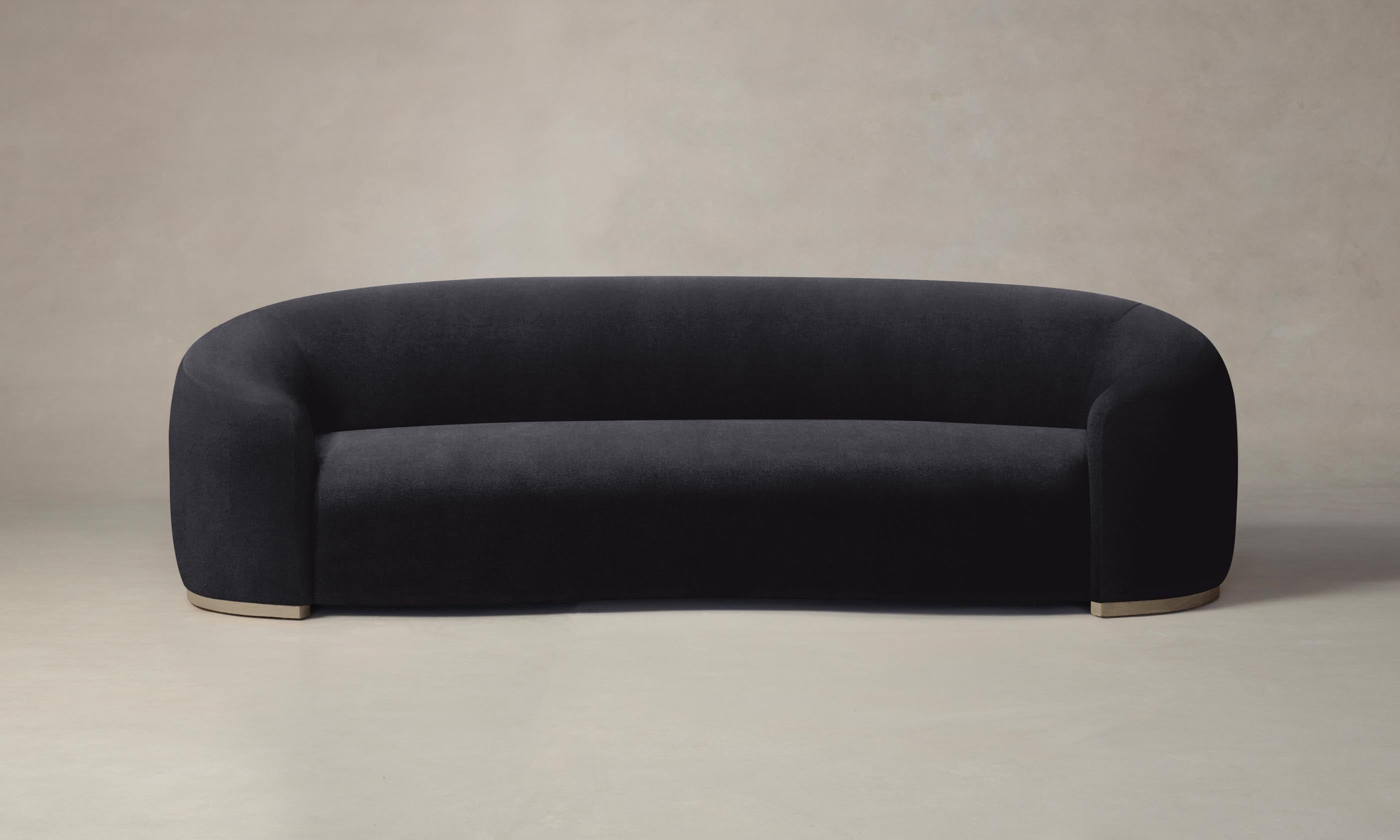 Luxury Chelsea Sofa with Performance Velvet Flannel Upholstery - Perfect for Living Room, Lounge & Modern Home Decor