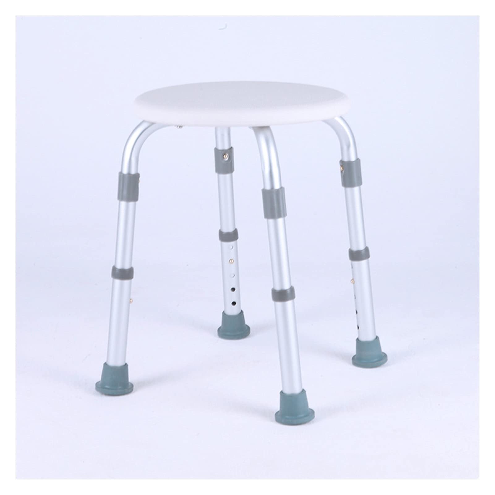 Adjustable Bathtub Shower Chair - 8 Height Settings Non-Slip Bath Bench Stool with Rubber Feet for Elderly & Disabled - Perfect for Bathroom Safety & Spa Relaxation (Large Size, As Shown)