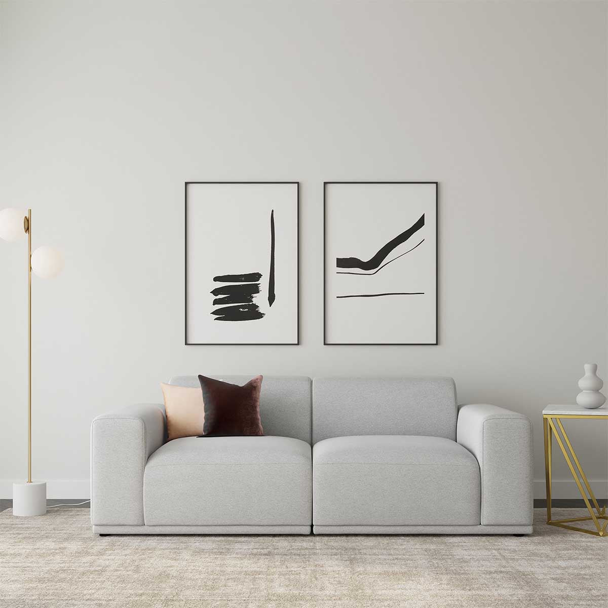 Bailey Fabric 2.5 Seater Modular Sofa - Modern Sectional Couch for Living Room, Lounge & Small Spaces | Comfortable & Stylish Home Furniture