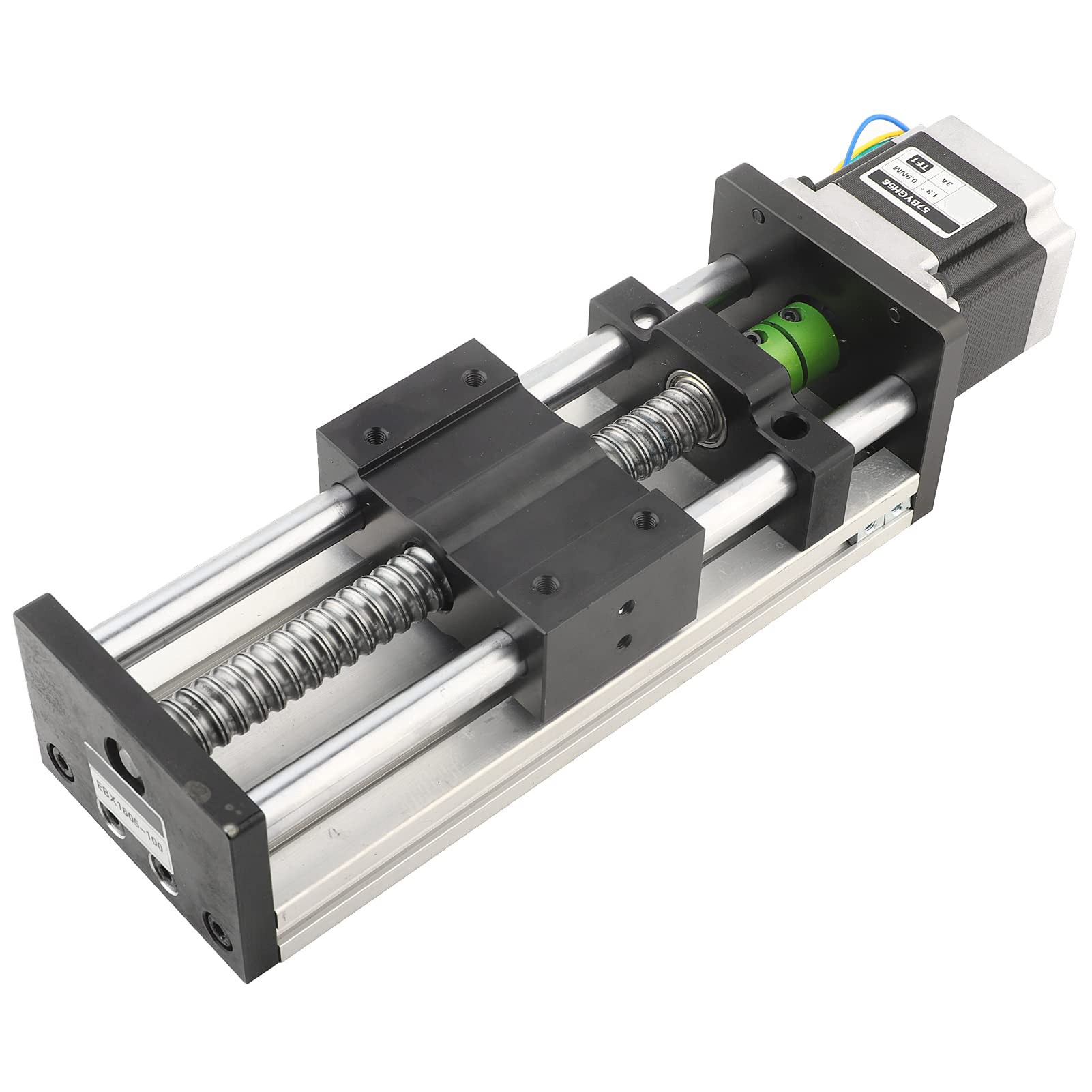 Nema23 Stepper Motor Linear Rail Guide Ballscrew - 100mm Travel Length, 1605 Ball Screw Sliding Table for 3D Printer, CNC Machine & DIY Projects | High Precision Linear Motion System for Automation Equipment