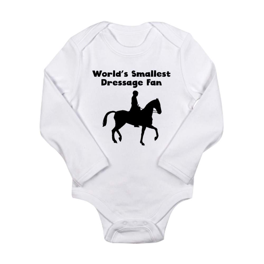 World's Smallest Dressage Fan Baby Bodysuit - Cute Horse Riding Outfit for Infants & Toddlers - Perfect for Equestrian Events & Playdates
