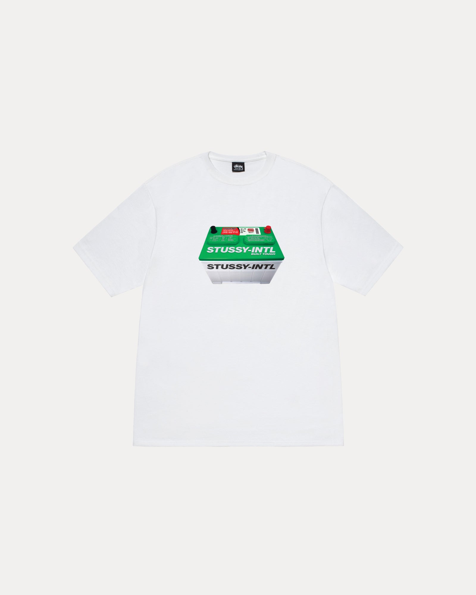 1905137 Battery Tee Whit - High Performance White T-Shirt for Men & Women - Perfect for Workouts, Casual Wear & Outdoor Activities