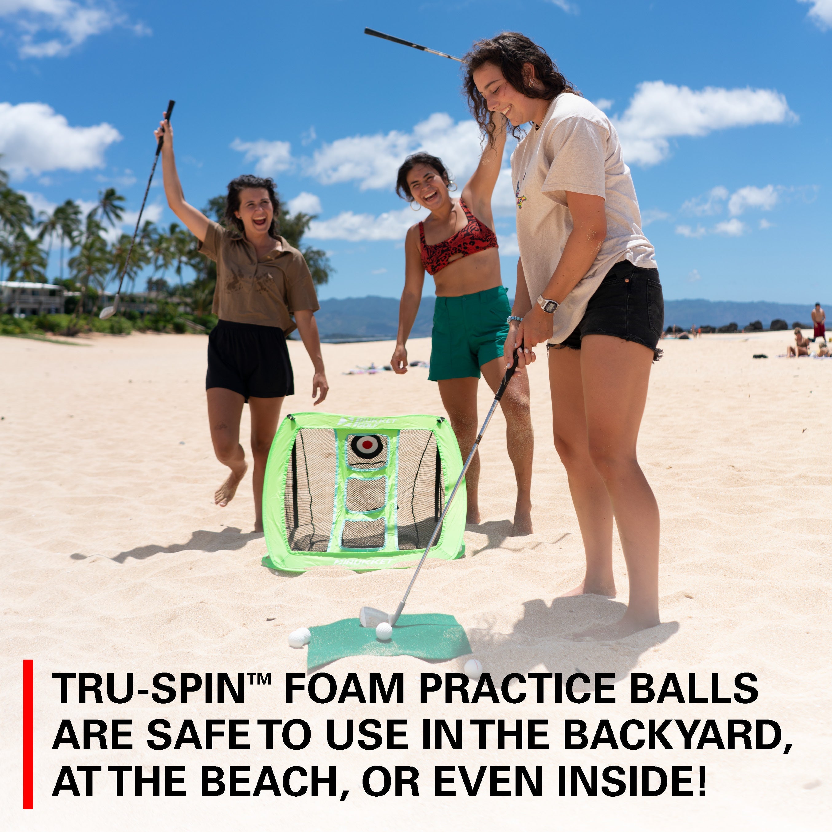 Premium Outdoor Golf Cornhole Game Set - Portable Backyard & Tailgate Party Fun for Adults & Kids - Perfect for BBQs, Picnics, and Beach Outings