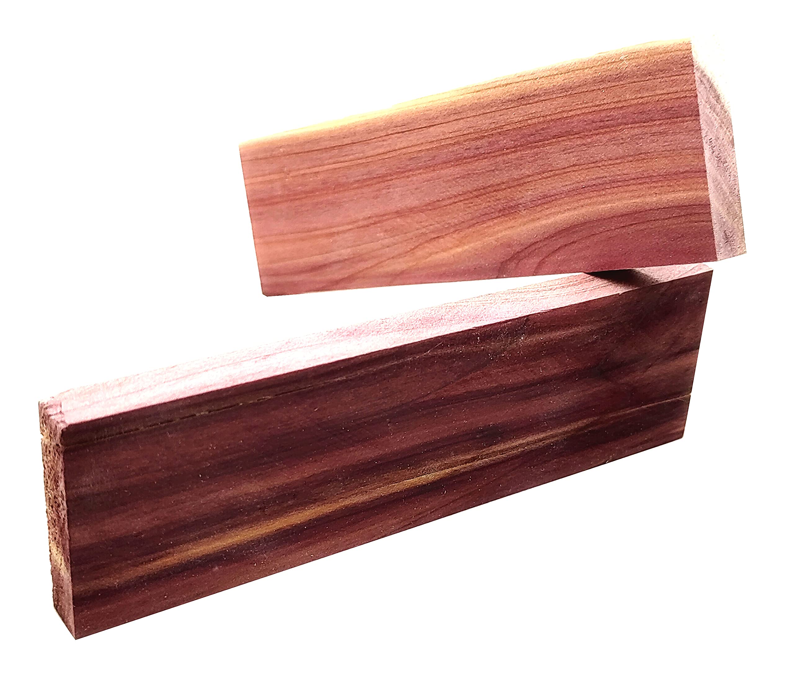Premium Tennessee Aromatic Cedar Knife Handle Scales - Natural Wood Replacement Parts for Custom Knife Making - Perfect for Hunting, Camping & Outdoor Survival Gear