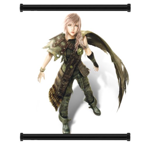 Lightning Returns: Final Fantasy XIII Game Poster - 16x20 Inch Fabric Wall Scroll - Perfect for Gaming Room Decor & Anime Fan Gifts