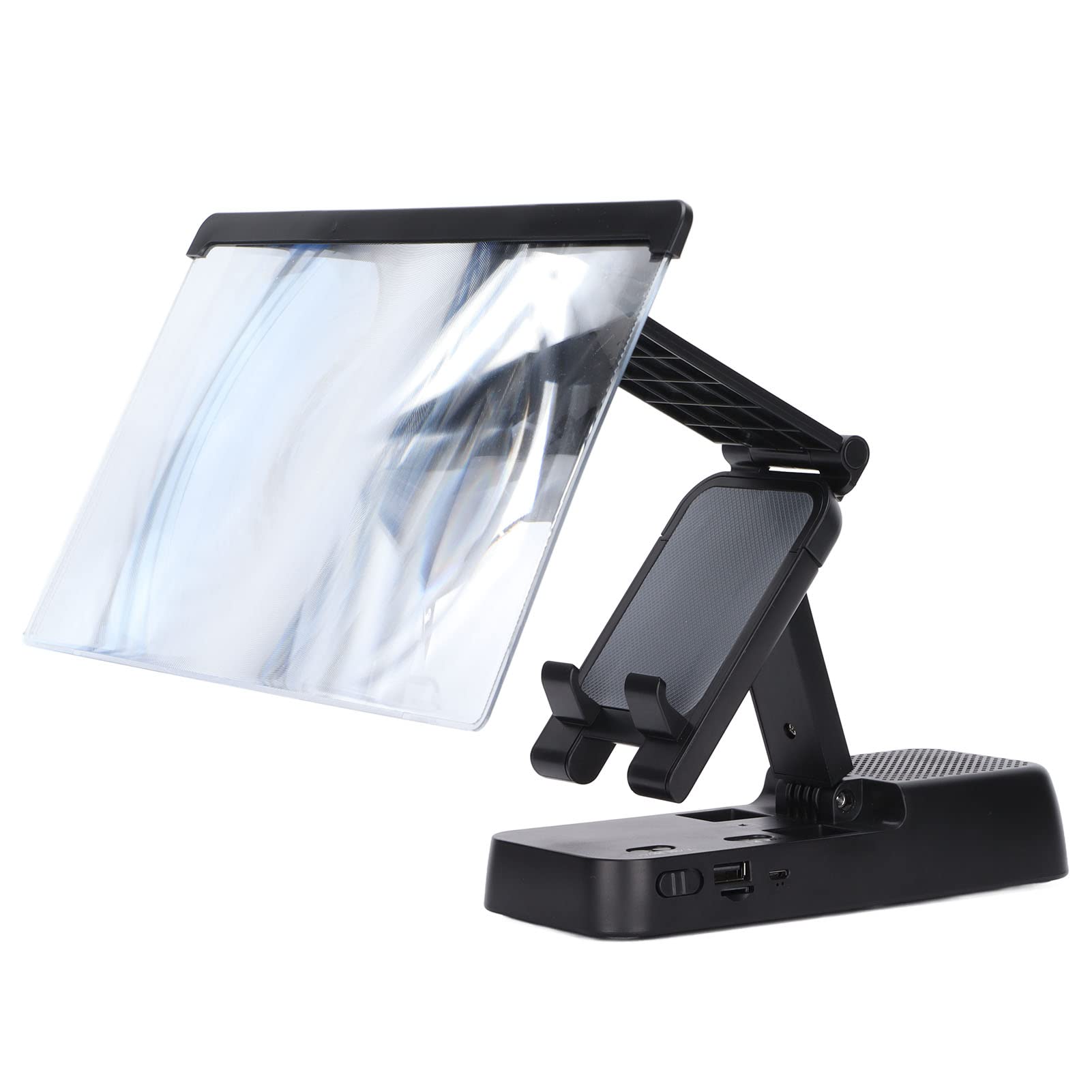 3D Screen Magnifier for Smartphones - Foldable Mobile Phone Projector with Bluetooth Speaker | HD Movie, Video & Gaming Amplifier | Perfect for Home Theater & Entertainment