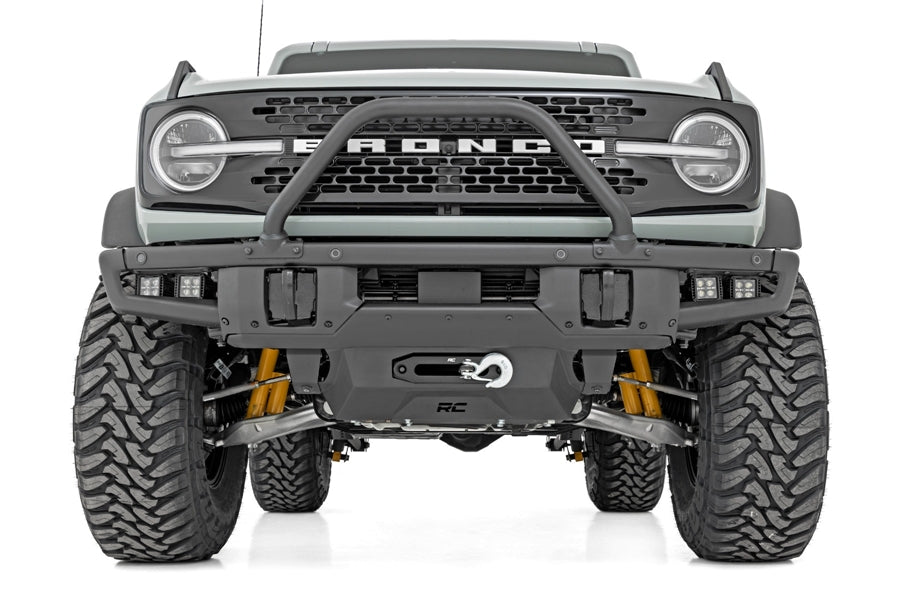 Ford Bronco Rough Country Hidden Winch Mount Compatible with 2.7L/V6 - Off-Road Recovery & Adventure Accessory for 4x4 Trail Riding & Overlanding