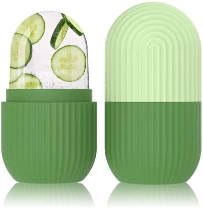 2 Pack Ice Roller for Face Massager - Reusable Facial Tool for Glowing Skin, Oil Control & Tightening - Neck & Eye Massage for Relaxation & Skincare at Home or Travel