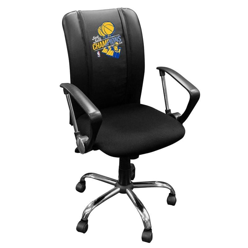 NBA Team Logo Dreamseat Curve Ergonomic Office Chair - Adjustable Height & Lumbar Support for Home, Gaming & Workspace Comfort