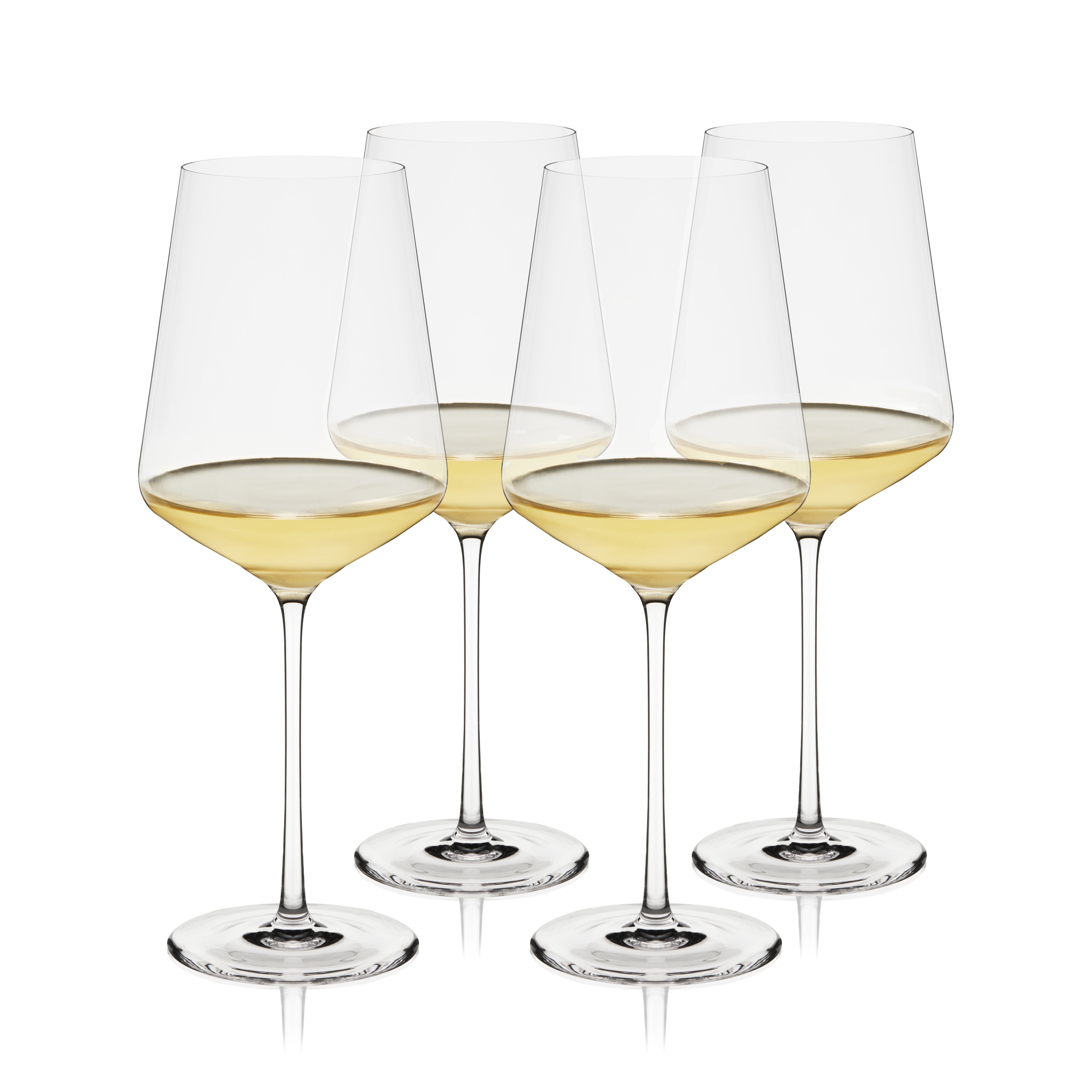 Premium Universal Wine Glasses Set of 4 - Elegant Stemware for Red, White & Sparkling Wine - Perfect for Dinner Parties, Weddings & Home Entertaining