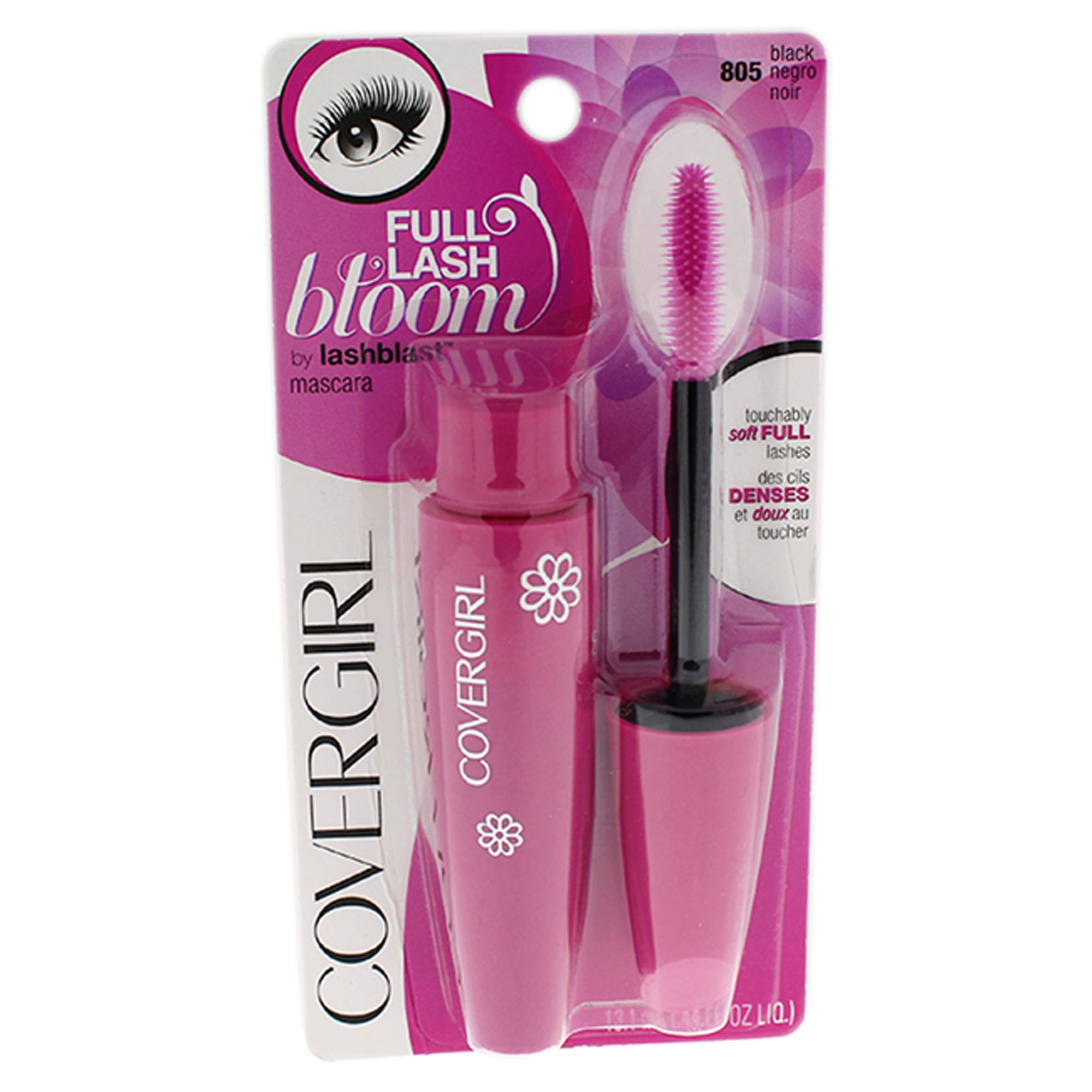COVERGIRL Full Lash Bloom by LashBlast Mascara - Volumizing & Lengthening - 805 Black - 0.44 oz - Perfect for Daytime & Nighttime Makeup Looks