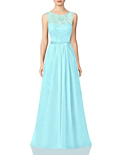 Elegant Long Lace Bridesmaid Dresses for Prom & Formal Evening Events - A-Line Chiffon Gowns for Weddings, Parties & Special Occasions