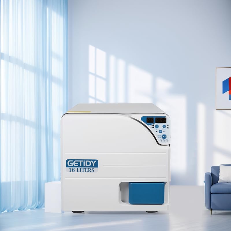 18L Automatic Autoclave Steam Sterilizer with Dry Function & Digital LCD Screen - Lab Equipment for Medical, Dental, Tattoo & Beauty Tools (US Stock) - Perfect for Clinics, Hospitals & Laboratories
