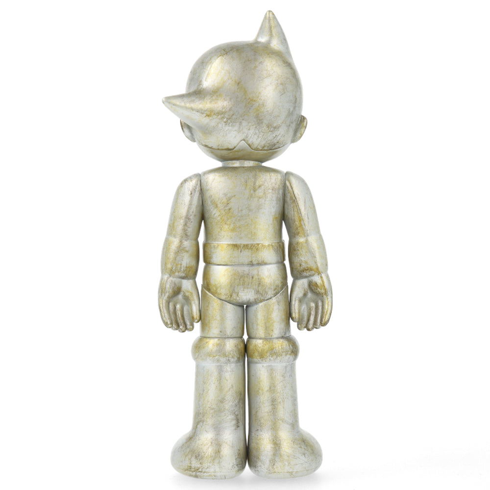 Astro Boy Standing War Version Metallic Silver Action Figure - Perfect for Anime Collectors & Sci-Fi Decor