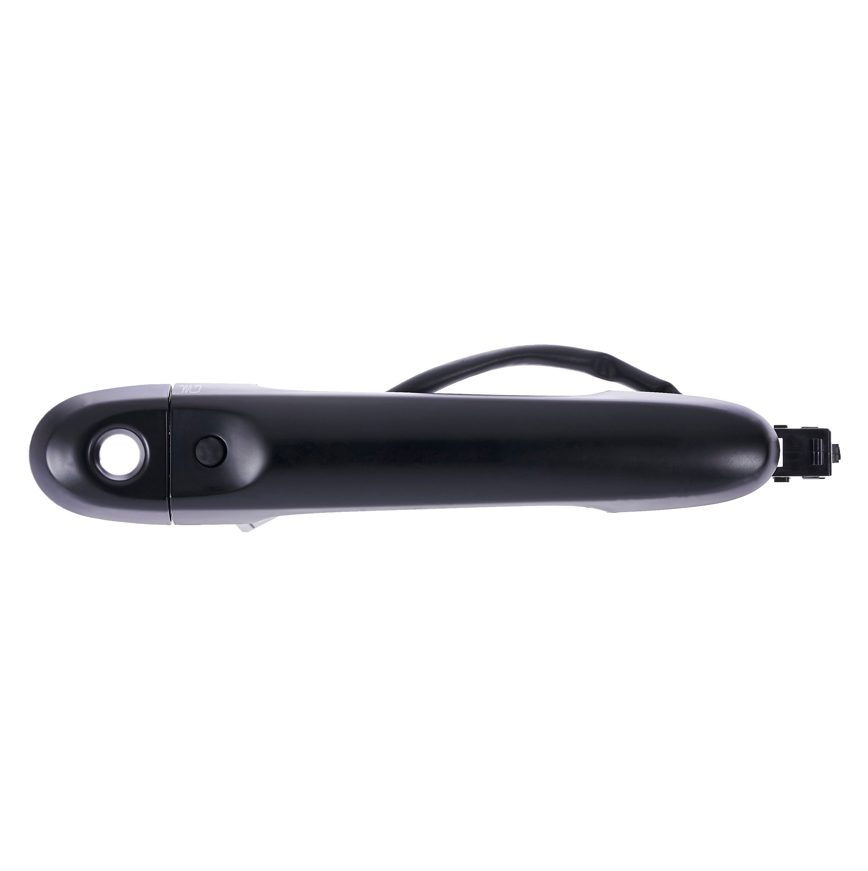 Nissan Cube (2009-2014) & Juke (2011-2015) Black Left Driver Side Exterior Door Handle Replacement with Keyhole Cover & Smart Entry System - Perfect for Car Repair and Door Handle Upgrade