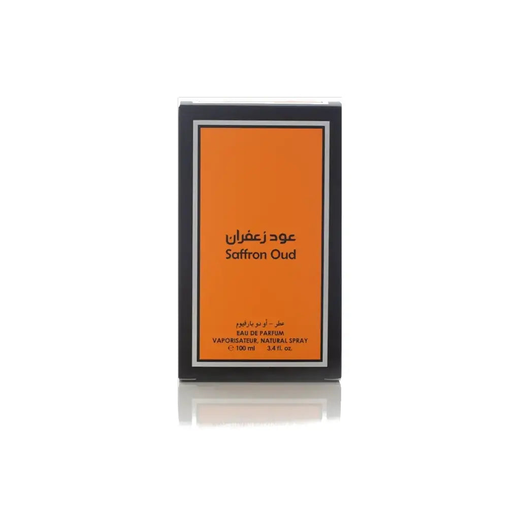 Premium Saffron Oud Eau de Parfum 100ml - Luxury Unisex Perfume for Men & Women, Long-Lasting Fragrance for Date Night, Special Occasions & Daily Wear