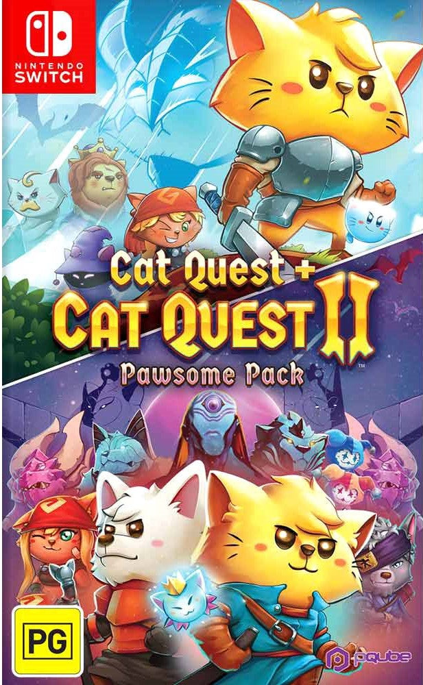 Cat Quest & Cat Quest II: Pawsome Pack Bundle - Nintendo Switch Game for Adventure Lovers | Perfect for Family Game Night & RPG Fans