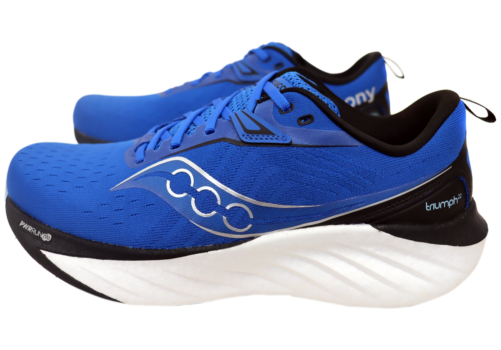 Saucony Men's Triumph 22 Running Shoes - Lightweight Cushioned Athletic Sneakers for Jogging, Gym Workouts & Daily Walking