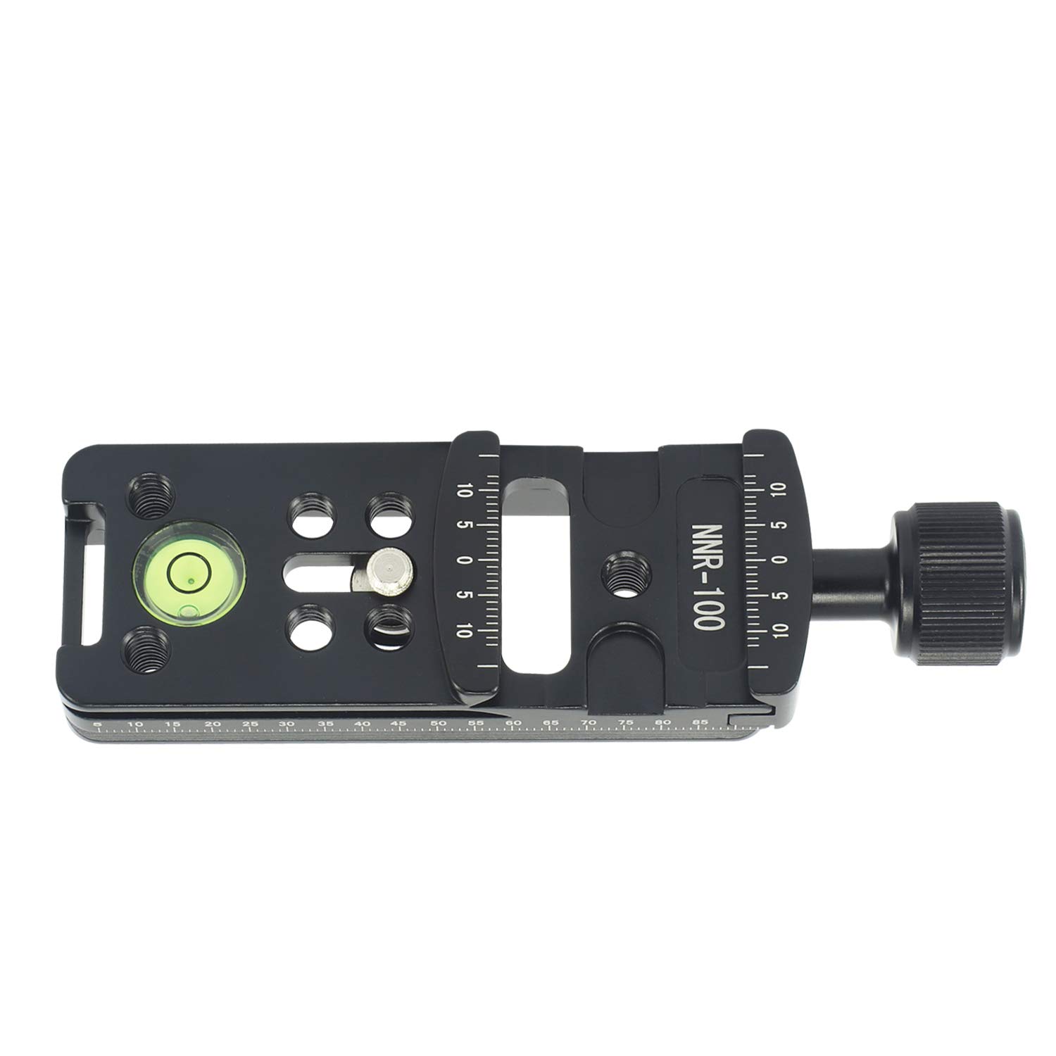 100mm Rail Nodal Slide Metal Screw Knob Clamp Quick Release Plate - RRS Arca Swiss Compatible for Tripod Ball Head - Perfect for Photography, Videography & Panoramic Shooting