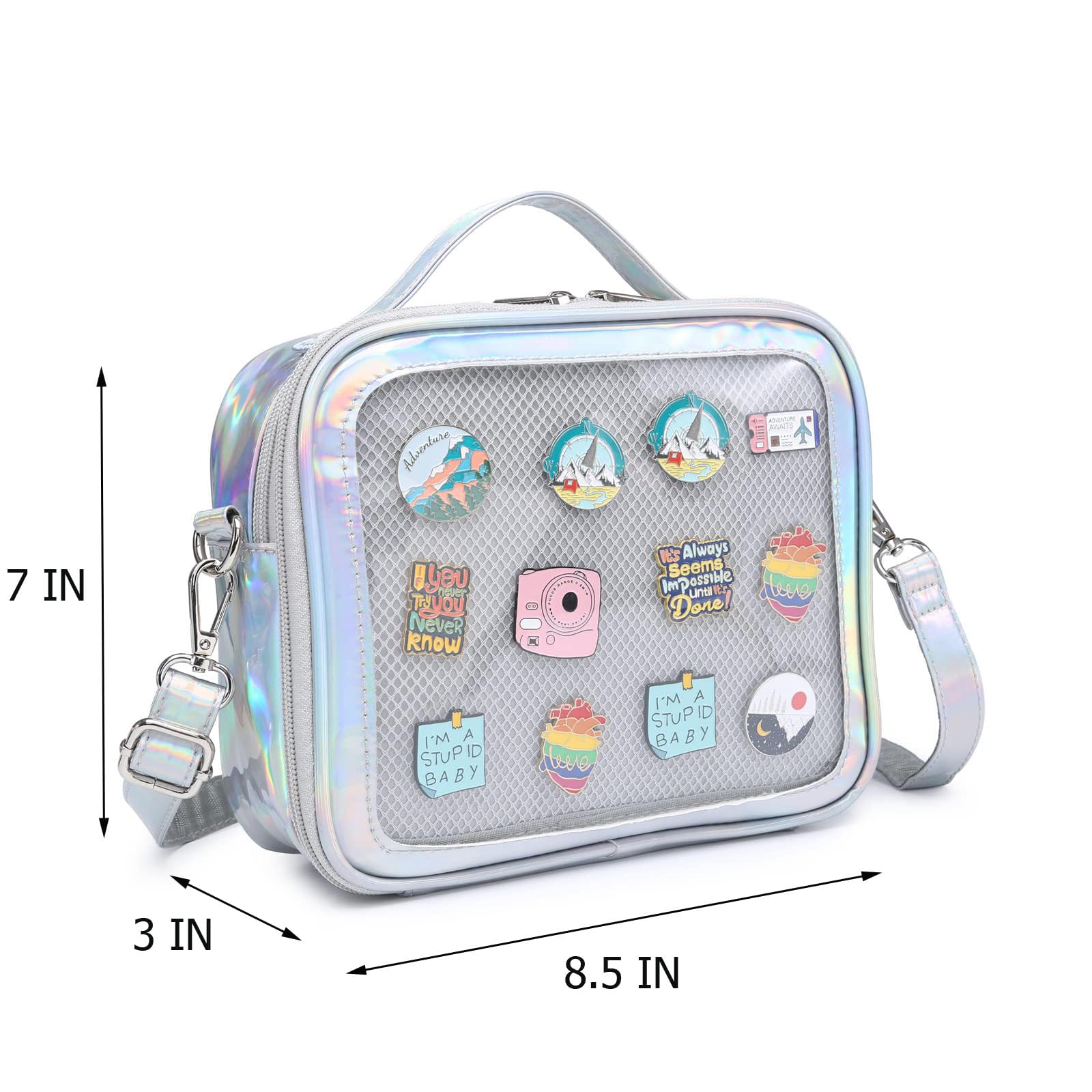 Anime Display Crossbody Bag - Stylish Ita Messenger for Cosplay & Conventions