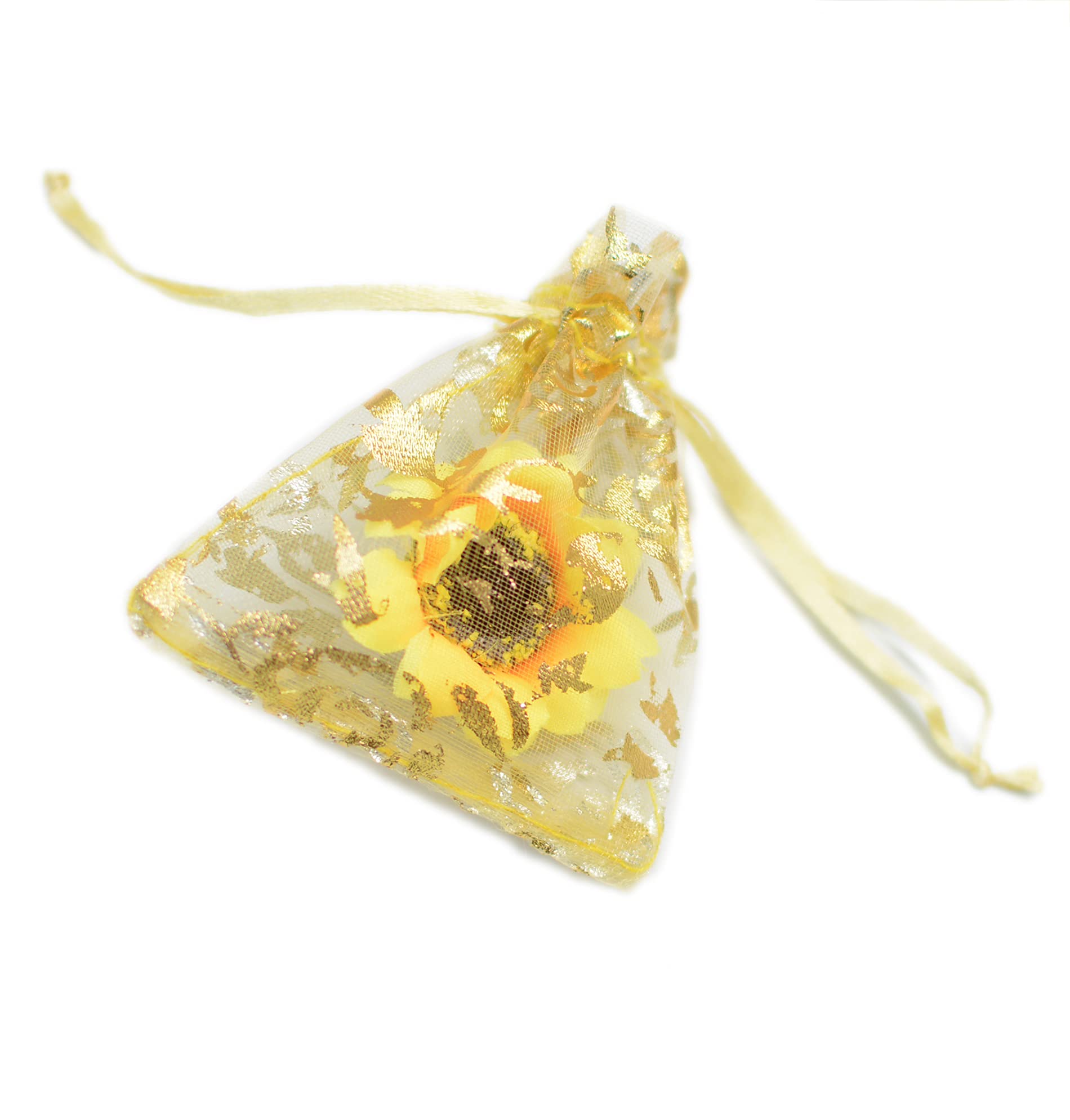 Mixed Color Sheer Organza Bags for Wedding Favors & Jewelry (2.7x3.5