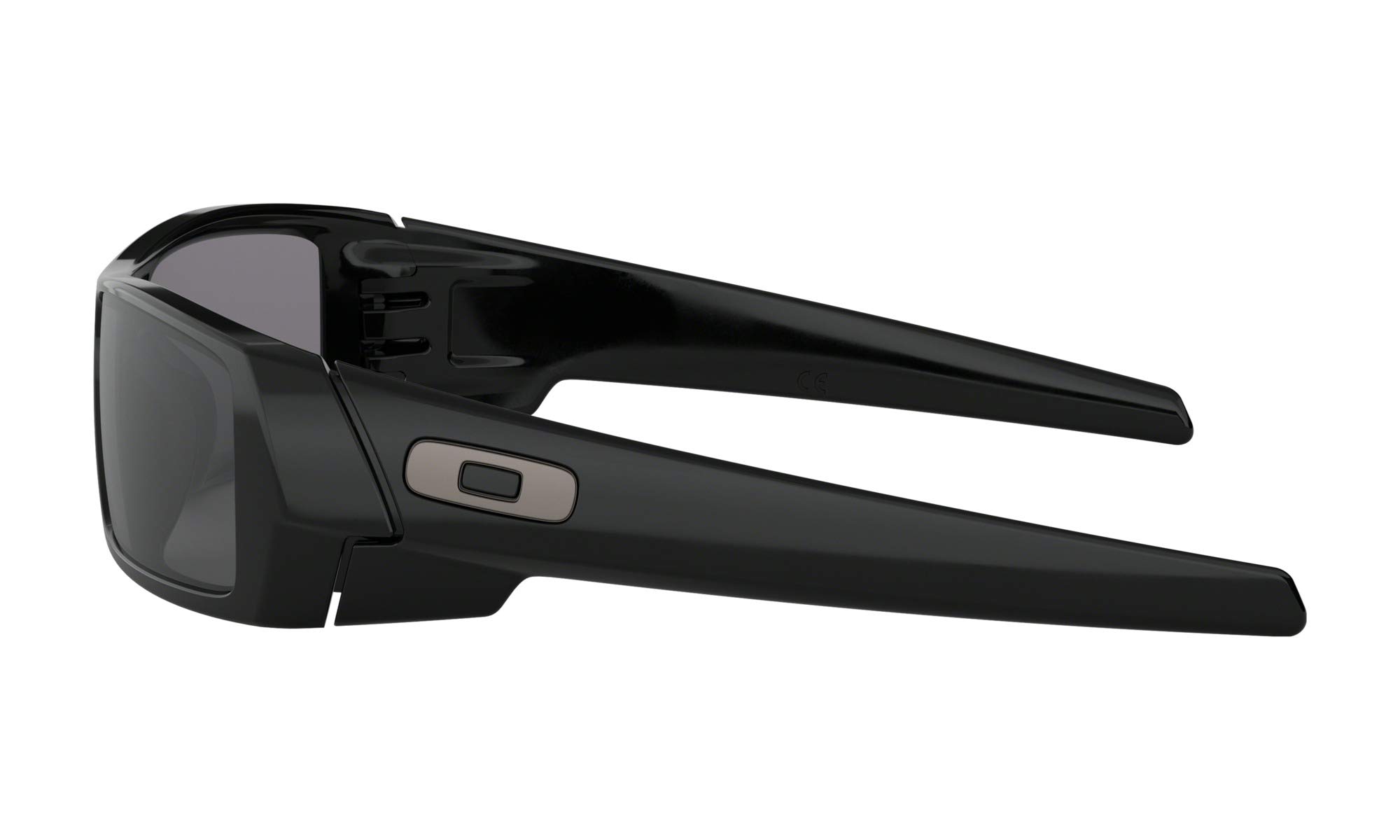 Oakley GASCAN Sunglasses - Polished Black/Grey Lens 03471 | UV Protection, Polarized, Lightweight & Durable for Running, Cycling & Outdoor Sports
