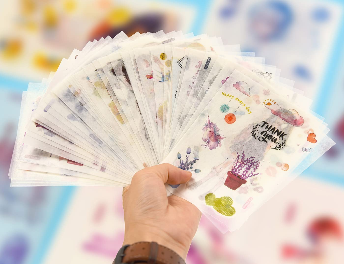 Cute Anime Girl Journal Stickers Set - 72 Pcs Kawaii Washi Paper Decorative Stickers for Planners, Scrapbooks, Bullet Journals & Laptop Decoration - Perfect for Diary, Stationery & Cheerful Planning (12 Sweet Girl Designs)