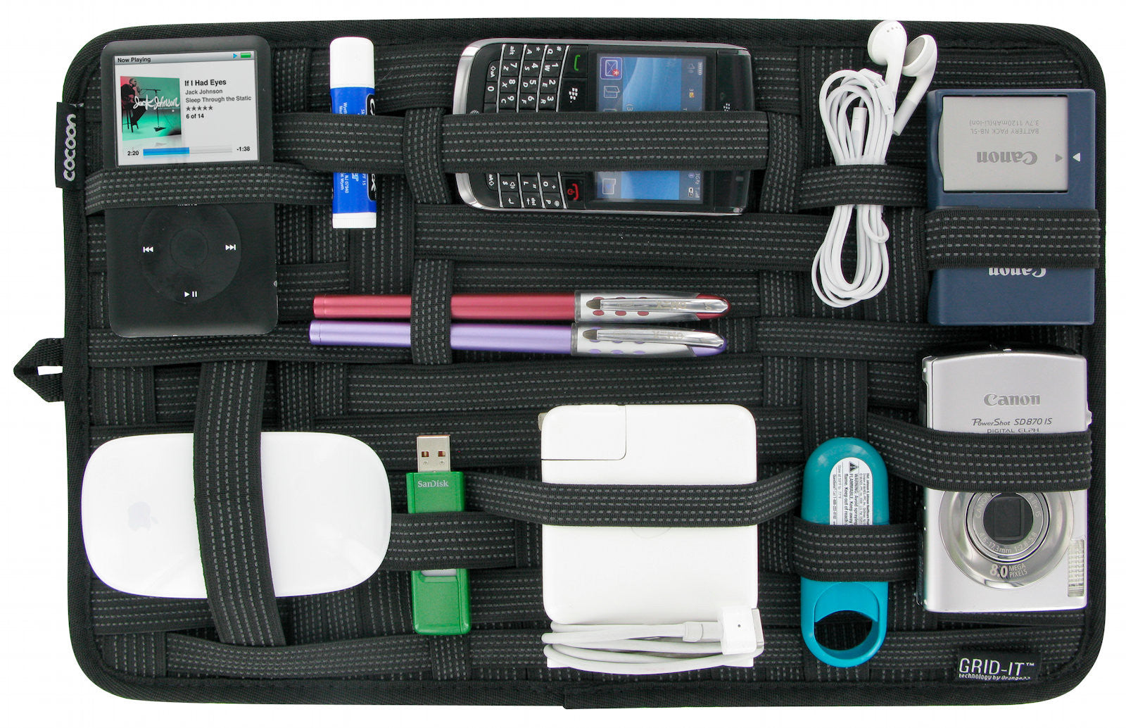 Grid IT 9.625 X 15.125 Laptop Organizer - Premium Storage Solution for Large Laptops & Tech Accessories | Perfect for Office, Travel & School Backpacks